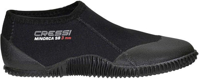 Cressi Minorca Shorty Boots 3mm - Kurzstiefel Doppelt Gefüttertes Neopren 3mm für Tauch und Wassersp