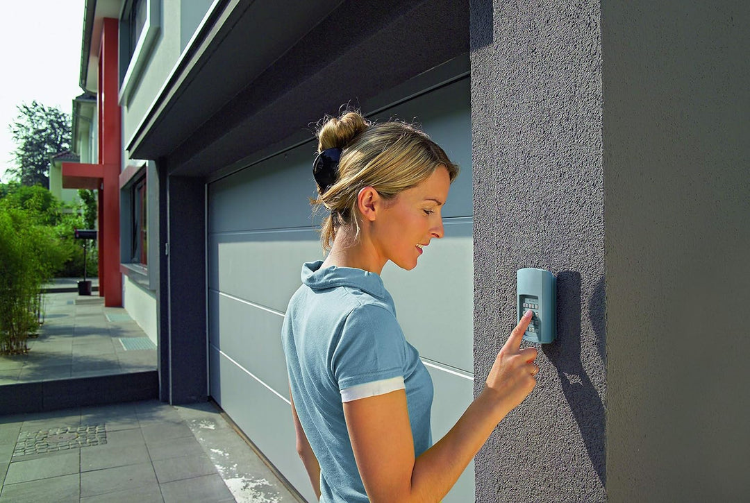 Hörmann Funk-Codetaster RCT 3b (für Torantriebe, Tasten beleuchtet, Frequenz 433 MHz Bi-Secur, Hands