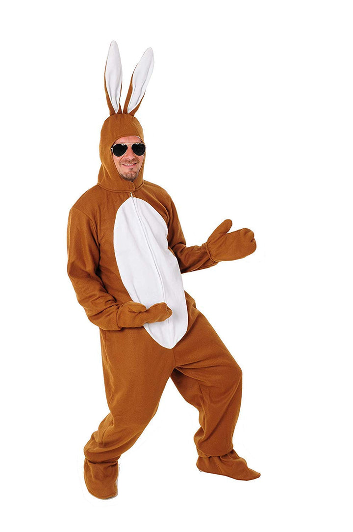 Sven Wilke/Fa. Feuerwerk-Planet Hase braun offen Kostüm Einheitsgrösse M-L-XL-XXL-XXXL Ostern Karnev