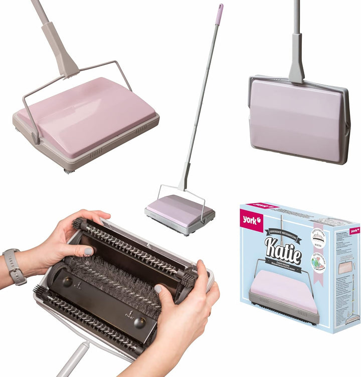 York 4099080-002513, Kehrmaschine Katie | Teppichkehrer für Teppichreinigung | Effiziente, sofortige