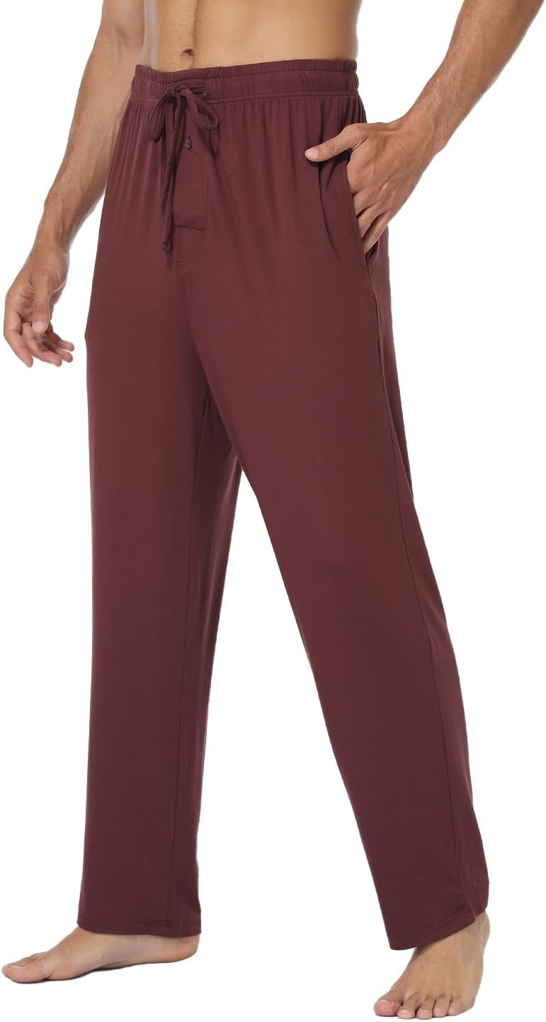 North Bund Herren Schlafanzughose Kurz Pyjamahose 2er Pack Schlafshorts Freizeithose Sommer Nachtwäs