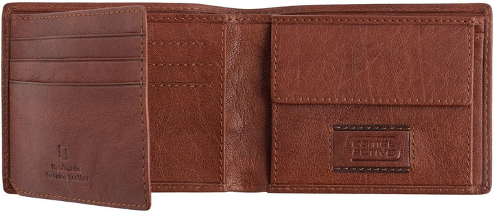 camel active bags Panama Herren Geldbörse Mittelgross Querformat Leder Cognac cognac 11 x 1,5 x 8,5