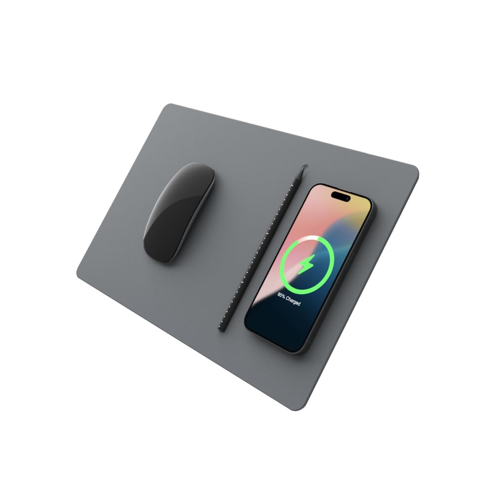 POUT Hands3 Pro Qi schnelle, kabellose Ladestation für iPhone XS Max/XR/X/XS/8/8 Plus, Samsung Galax