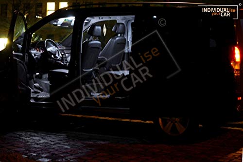 INDIVIDUALise your CAR Innenraumbeleuchtung SET für V Klasse Viano W639 (Pure-White) Reinweiss, Pure