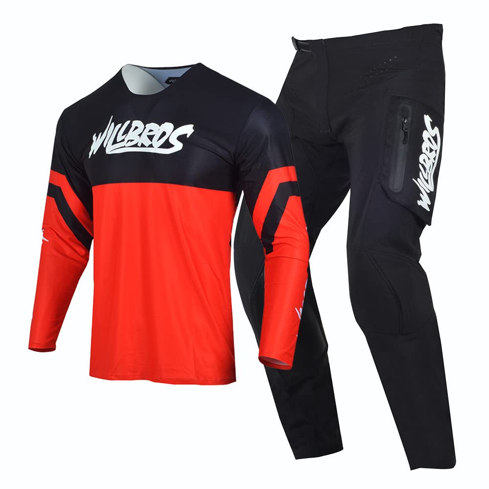 Willbros Motocross Jersey Hose Combo Männer Frauen Dreckiges Fahrrad MX Ausrüstungsset Offroad mit R
