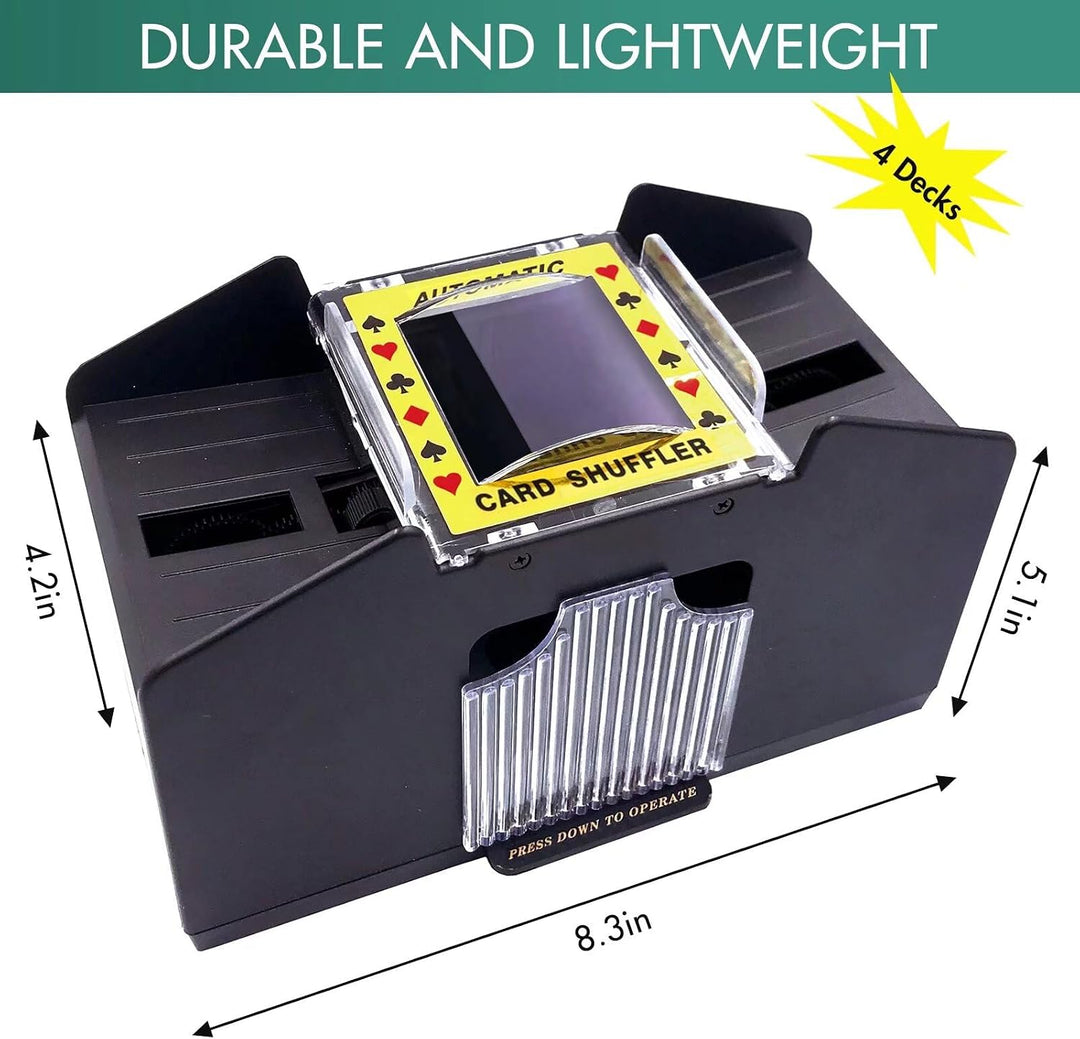 Automatischer Kartenmischer, batteriebetriebener Kartenhändler-Maschine, elektrischer Casino-Kartenm