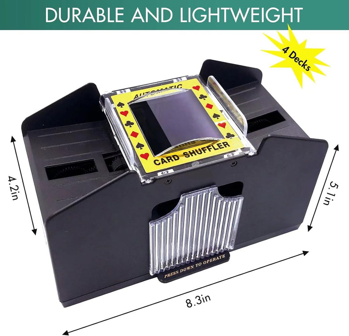 Automatischer Kartenmischer, batteriebetriebener Kartenhändler-Maschine, elektrischer Casino-Kartenm