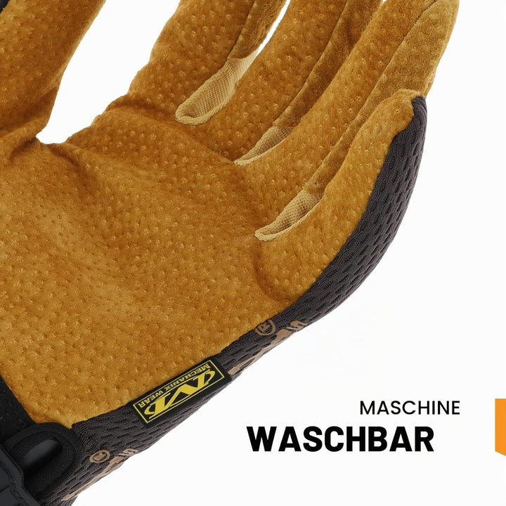 Mechanix Wear Handschuhe aus Leder, Grösse M, Braun/Schwarz M (1er Pack), M (1er Pack)