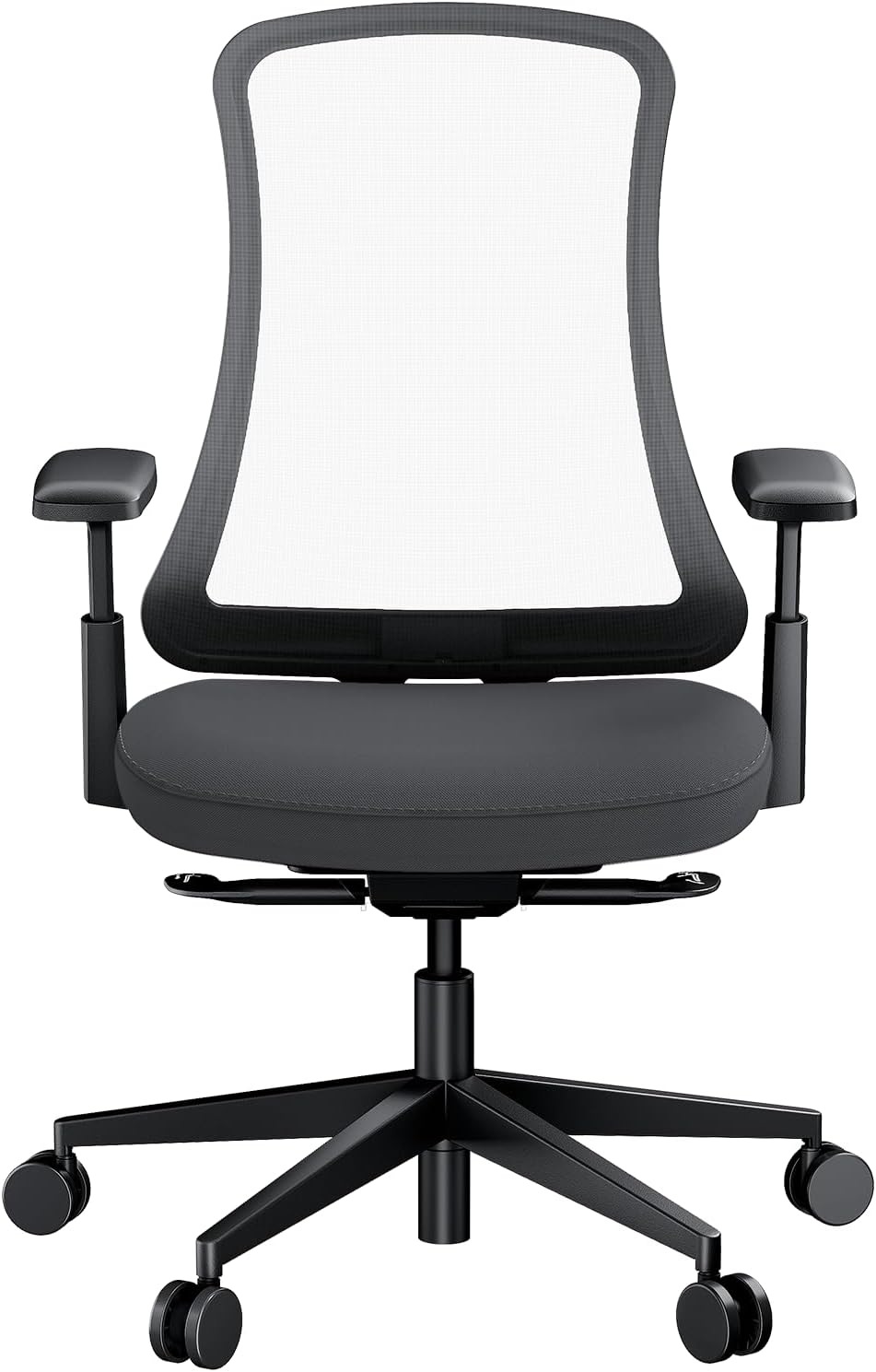 ProtoArc Flexer Ergonomischer Bürostuhl – Schreibtischstuhl mit Sitztiefenverstellung, konturiertem