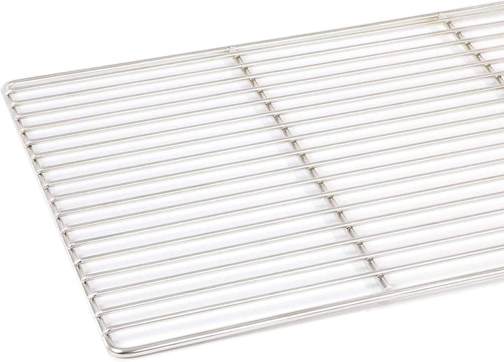 Edelstahl Grillrost 50 x 40 cm Elektropoliert, Silber