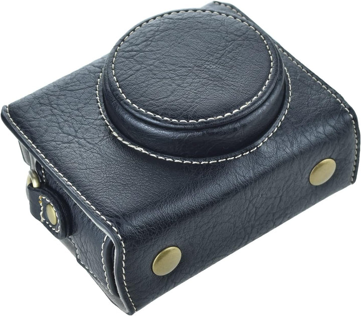 Rieibi ZV1 Tasche – Vintage Kameratasche aus PU-Leder für Sony ZV1 ZV-1 DSLR-Kamera – Schutzhülle mi