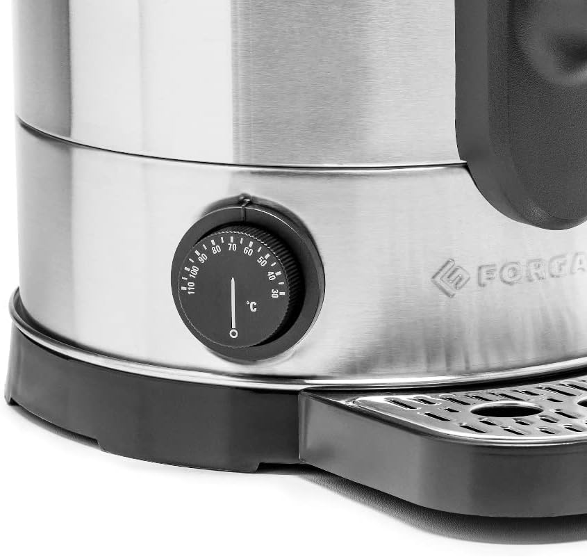 Heisswasserspender aus Edelstahl | 16L (15L) Liter Wassertank | Wasserspender | Thermopot | Wasserko