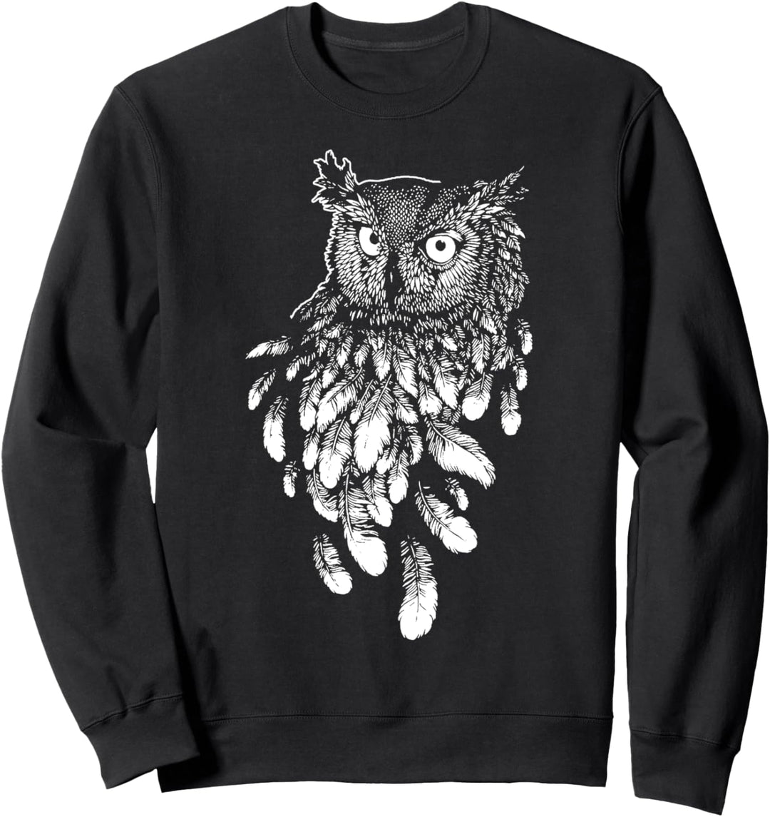Eulengeschenk Stammes-Eulengeist-Tier Sweatshirt