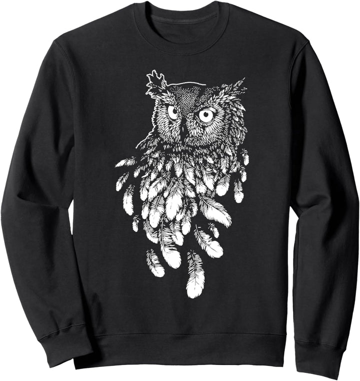 Eulengeschenk Stammes-Eulengeist-Tier Sweatshirt