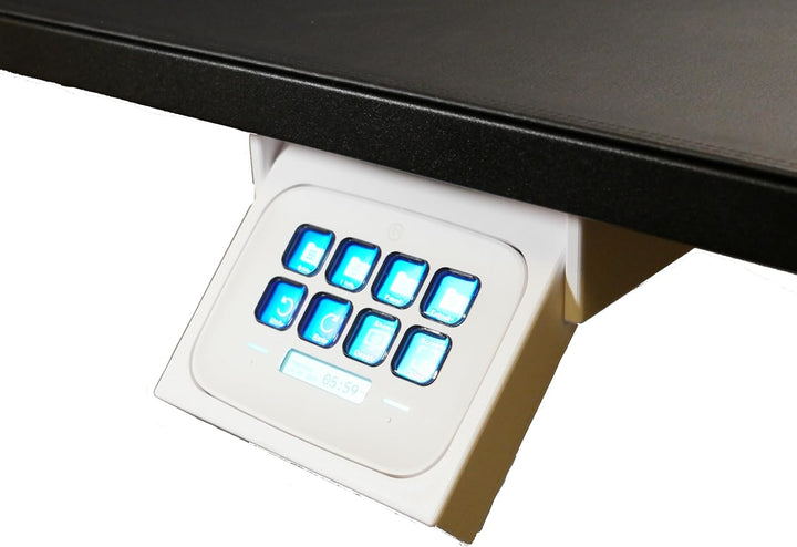 Tischhalterung passend für Elgato Stream Deck – versenkbar & clean, Klebe- oder Schraubmontage, komp