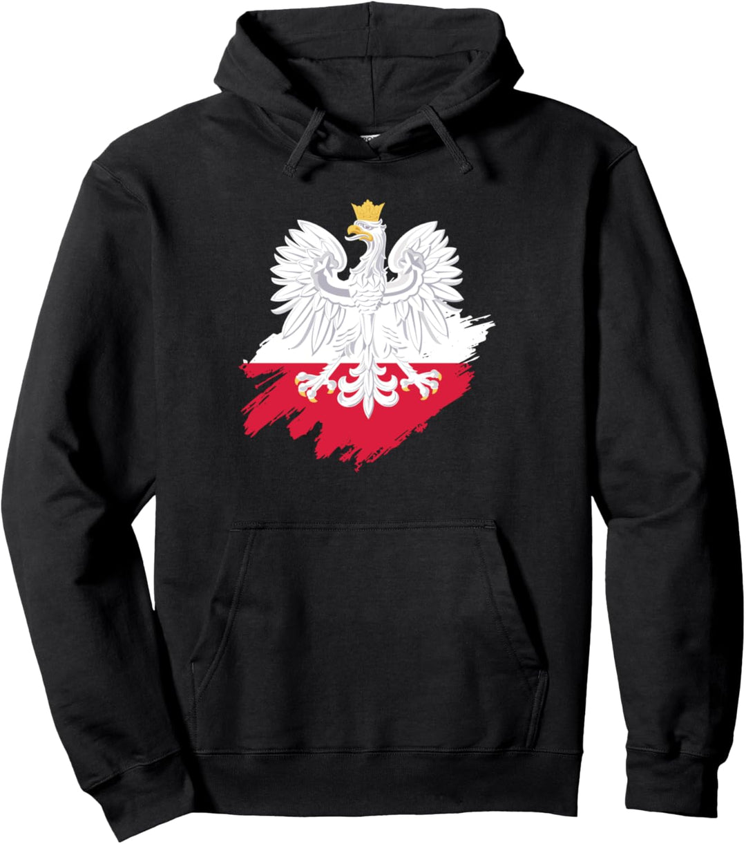 Polnische Flagge Pole Polin Polen Polska Pullover Hoodie