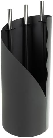 Kaminbesteck Kaminzubehör Set Kaminwerkzeug Ofenbesteck Anthrazit 4-in-1-Set mit Besen, Schaufel, Ei