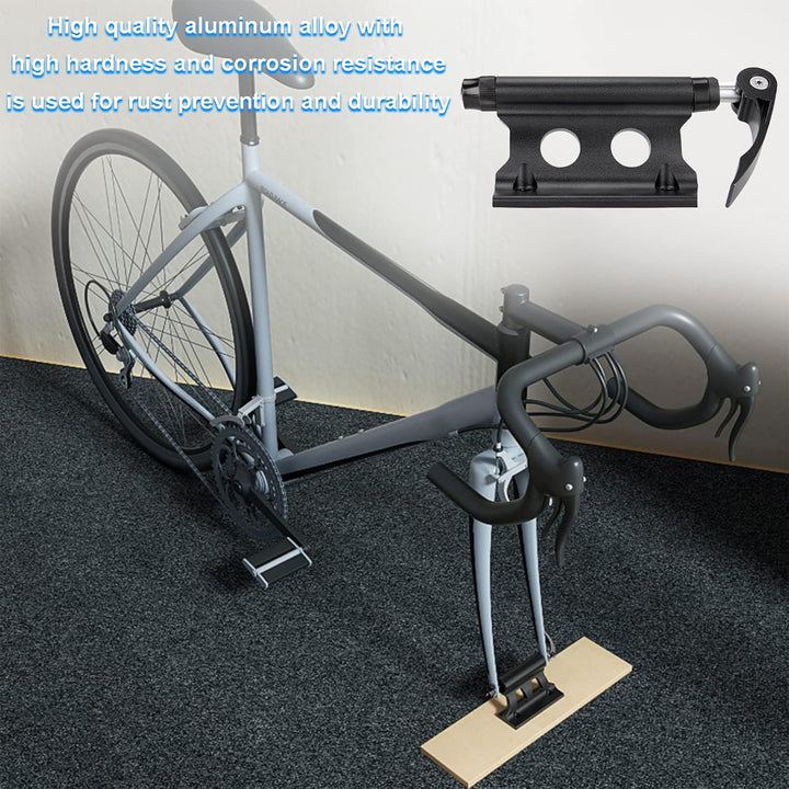 Fahrrad Gabelhalterung mit Schnellspanner Aluminiumlegierung Fahrradgabelhalterung Vorderradgabel Fe