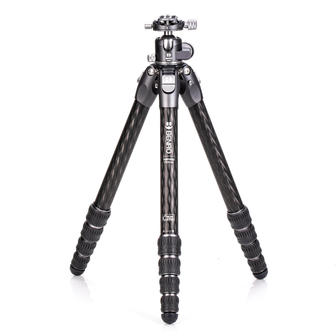 BENRO Kit Tortoise 35C – Dreifach, Carbon, ohne Säule, mit Kugelkopf GX35