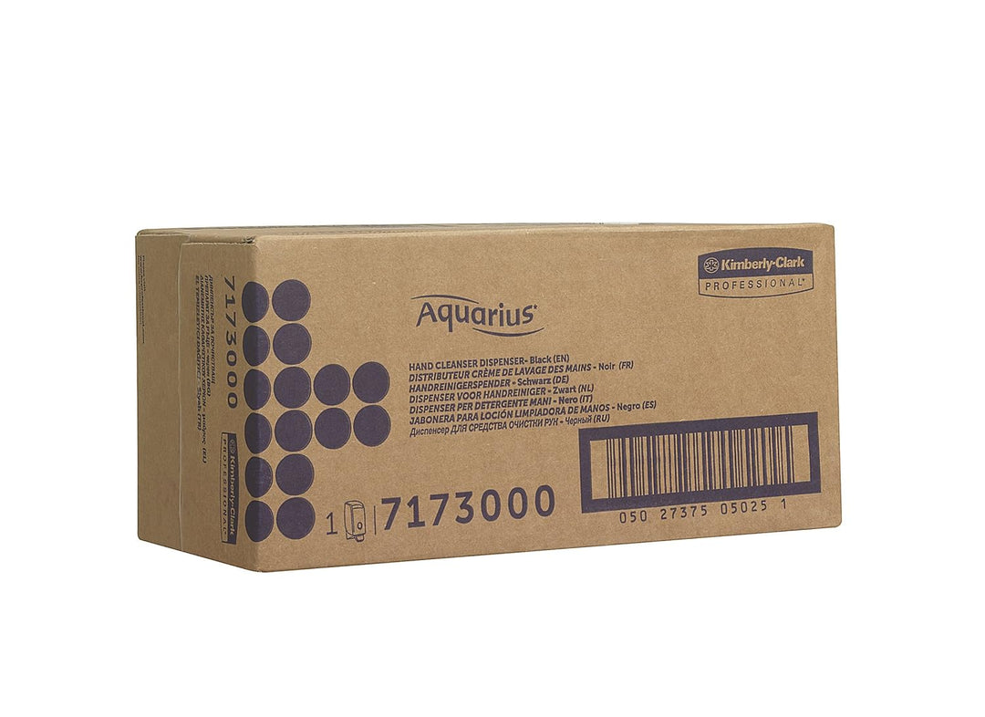 Kimberly-Clark Professional Seifenspender 7173 – 1 x wandmontierter Seifenspender Schwarz (Nachfüllm