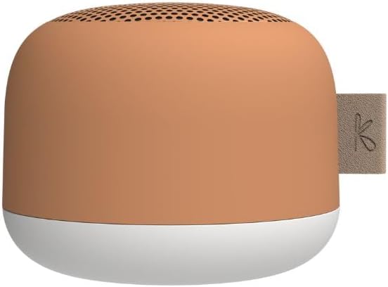 KREAFUNK Alight, magnetischer Bluetooth Lautsprecher mit Licht (Waffle orange), waffle orange