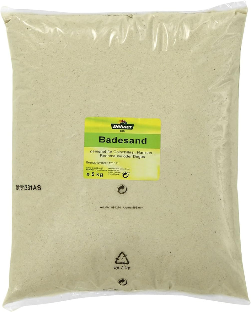 Dehner Badesand für Nager, 3 x 5 kg (15 kg)