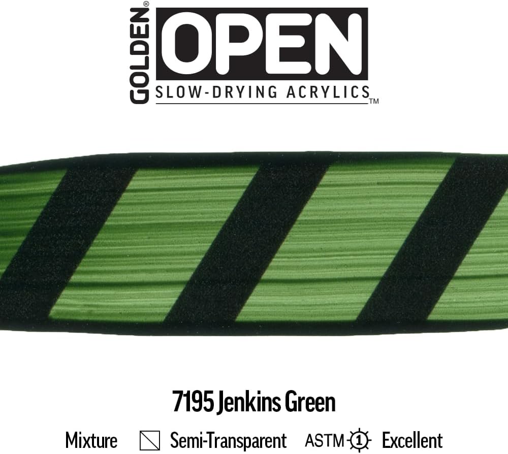 Golden OPEN Acrylfarben, 60 ml, 7195 Jenkins Green