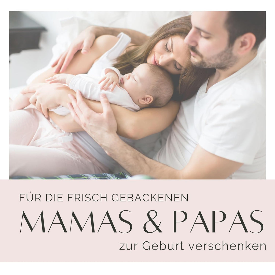 LILEJO Geschenk zur Geburt - Baby Geschenk für Mädchen und Junge - Mütze/Halstuch/Socken mit Grusska