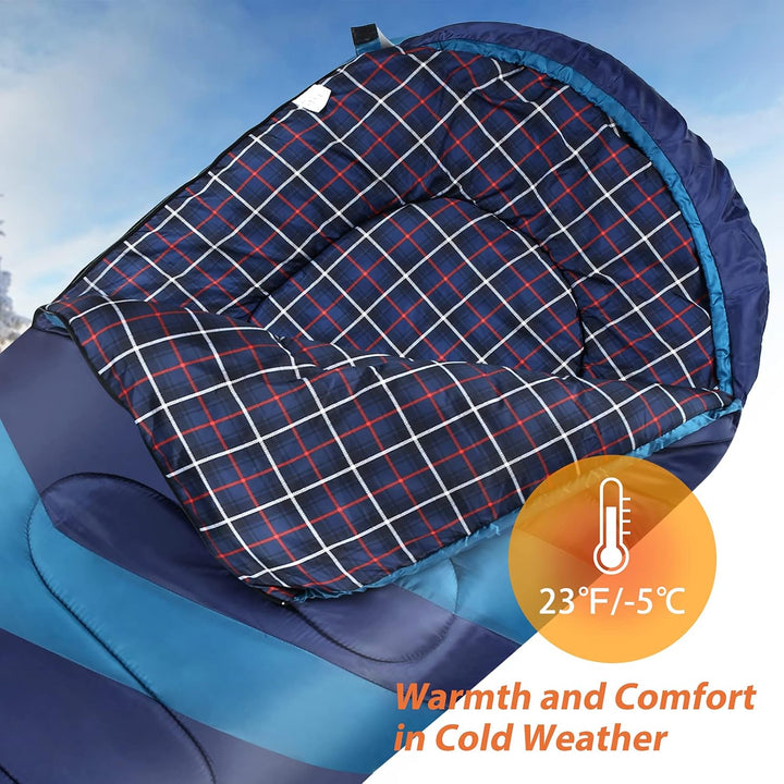 3-4 Jahreszeiten 1,6 kg Flanell Schlafsack Bedeckt Winter, Herbst, Frühling, Hergestellt aus Hohlfas