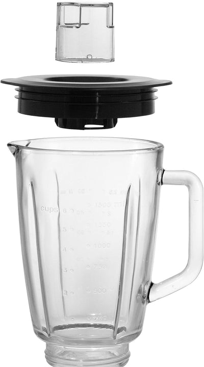 Tristar BL-4430 Blender – Inhalt: 1,5 Liter - Edelstahlgehäuse, Schwarz