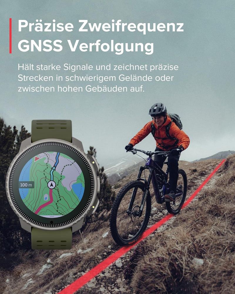 SUUNTO Vertical Abenteuer Uhr - GPS Smartwatch, Akkulaufzeit bis zu 65 Tagen, Militärgeprüftes Gehäu