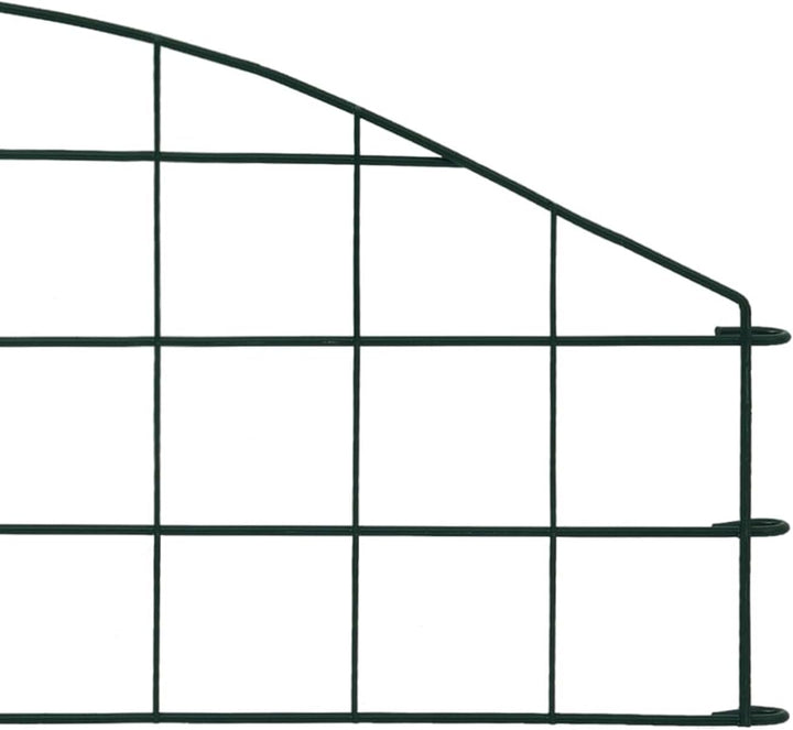Susany Teichzaun-Set Gartenzaun Teich, Zaun, Set, Gitterzaun Mit 5 Zaunpaneele und 6 Befestigungspfo