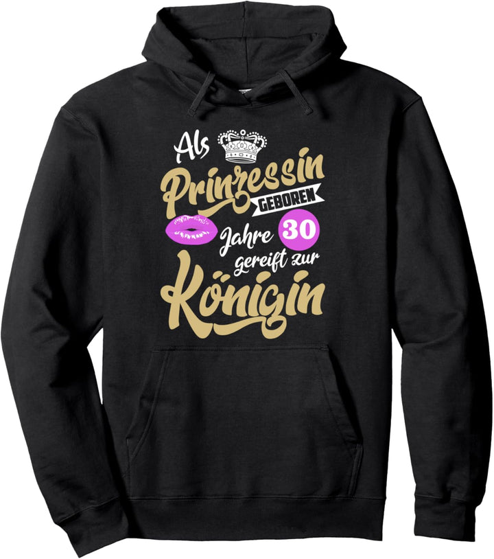 30 Geburtstag Frauen 30er 30 Jahre Pullover Hoodie