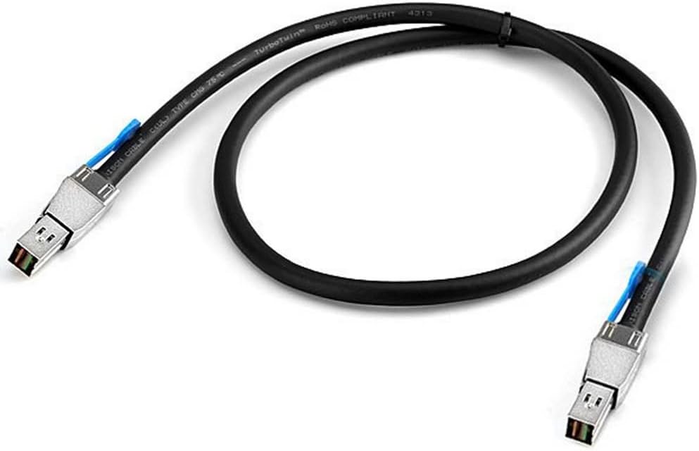 CY Mini SAS HD SFF-8644 auf Mini SAS High Density HD SFF-8644 Datenserver Raid externes Kabel 50 cm