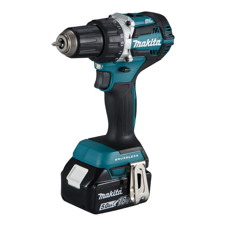 Makita DDF484JX1 Akku-Bohrschrauber 18 V / 2 Akkus 5,0 Ah, 1 Akku 3,0 Ah + Ladegerät im MAKPAC