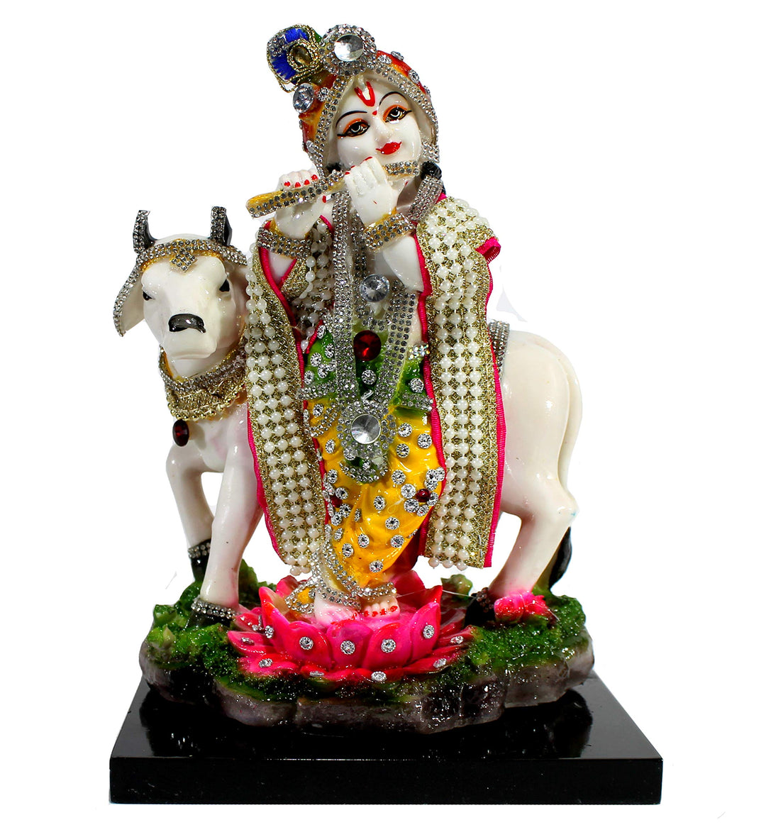 eSplanade - Lord Krishna Kishan Murti Idol Statue Sculpture - Resin (10 Inch), 10 Inch