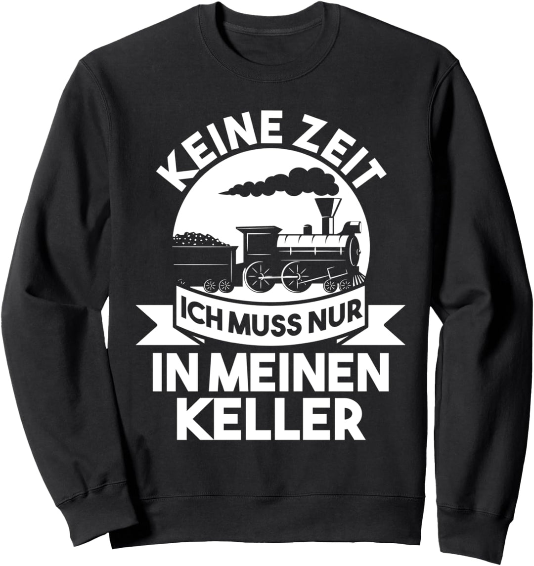 Modelleisenbahn Eisenbahn Lokomotive Sweatshirt