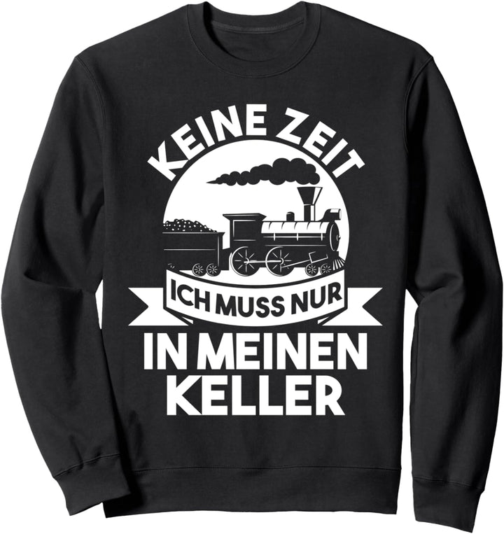 Modelleisenbahn Eisenbahn Lokomotive Sweatshirt