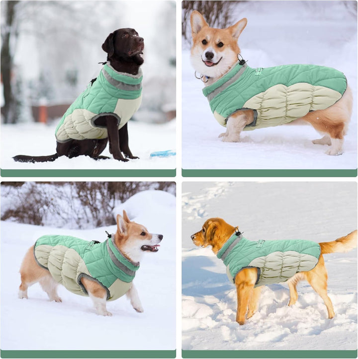 Kuoser Wärme hundemantel, Winddicht hundejacke, Reflektierend hundemantel für kleine Hunde, hundeman