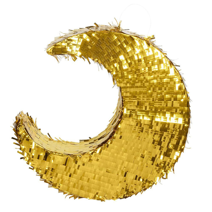 Boland 30978 - Pinata Mond, 44 x 44 cm, Hängedeko, Dekoration für Geburtstag, Mottoparty und Karneva