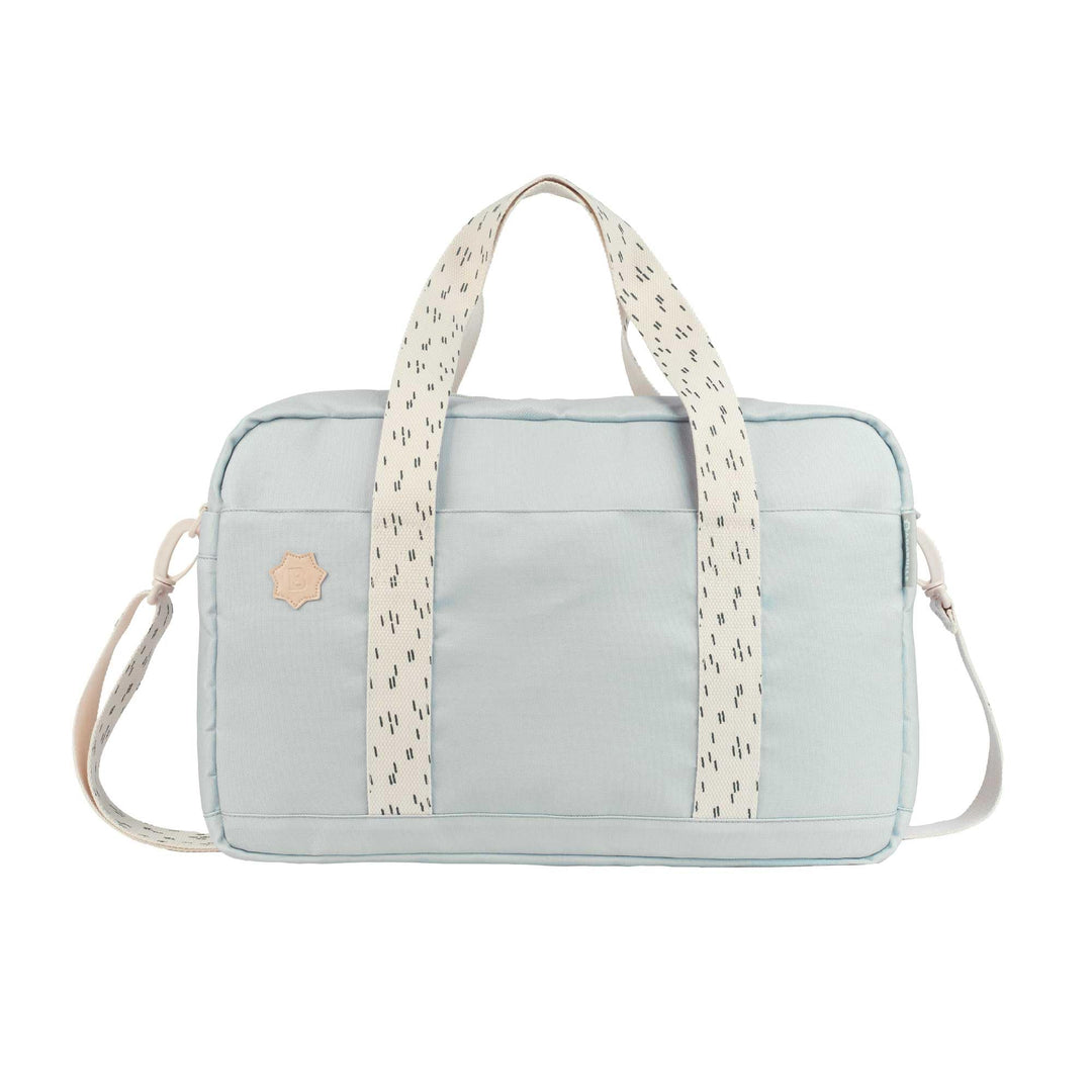 Badabulle Wickeltasche Bowling Olive - Kinderwagentasche inklusive Wickelauflage Grau, Grau