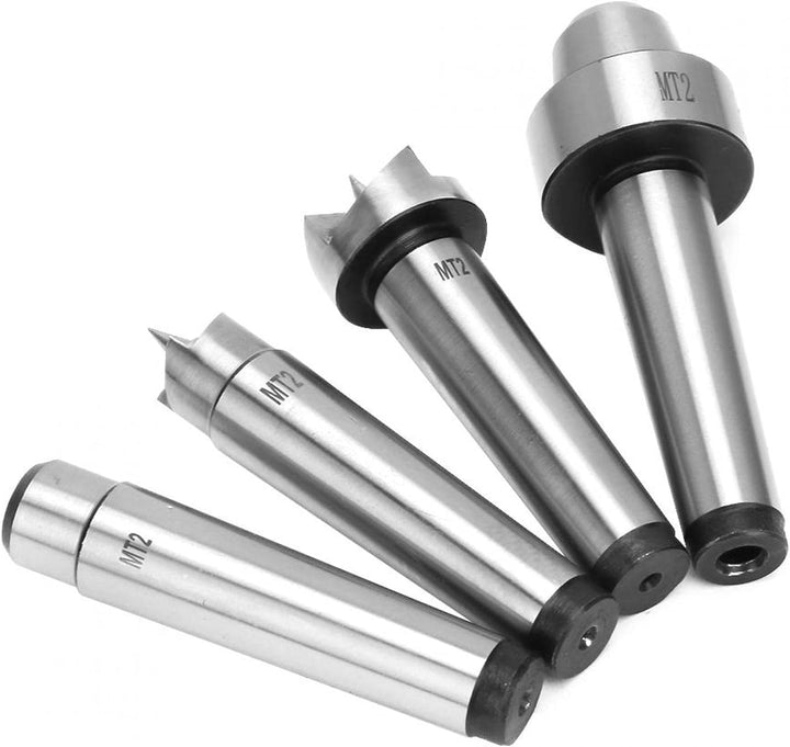 4 Stücke MT1/MT2-Drehmaschinen-Drehbecher-Mittelset für Holzbearbeitungsmaschinen(MT2)