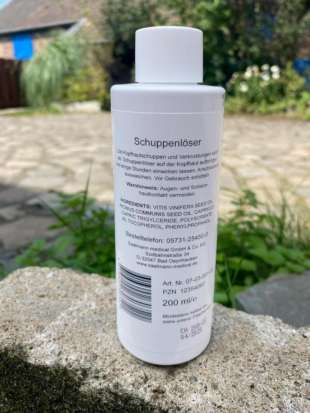 Saalux® Schuppenlöser Nachfüllflasche (200ml) Refill für den Soft-Tip Aufträger