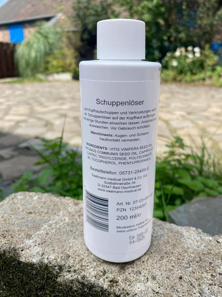 Saalux® Schuppenlöser Nachfüllflasche (200ml) Refill für den Soft-Tip Aufträger