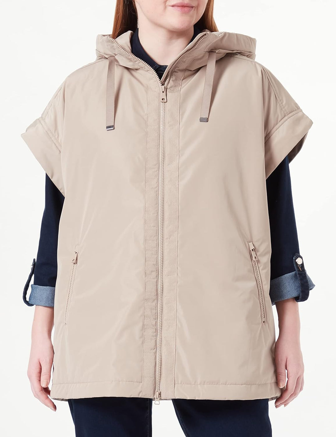 Geox Damen W Bleyze Down Coat 44 Humus, 44 Humus