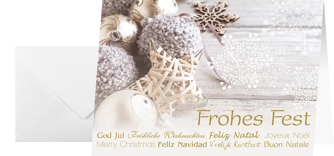 SIGEL DS034 Weihnachtskarten Set mit Umschlag | DIN A6 | 25 Stück "Christmas Feeling" | ideal zum Be