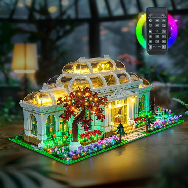 BrickBling Fernbedienung Led Licht Set für Lego 21353 The Botanical Garden (Nicht Lego), Dekorations