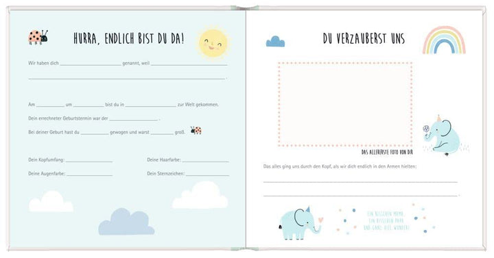 Babyalbum - Unser Baby (Alben & Geschenke fürs Baby), Gebundenes Buch