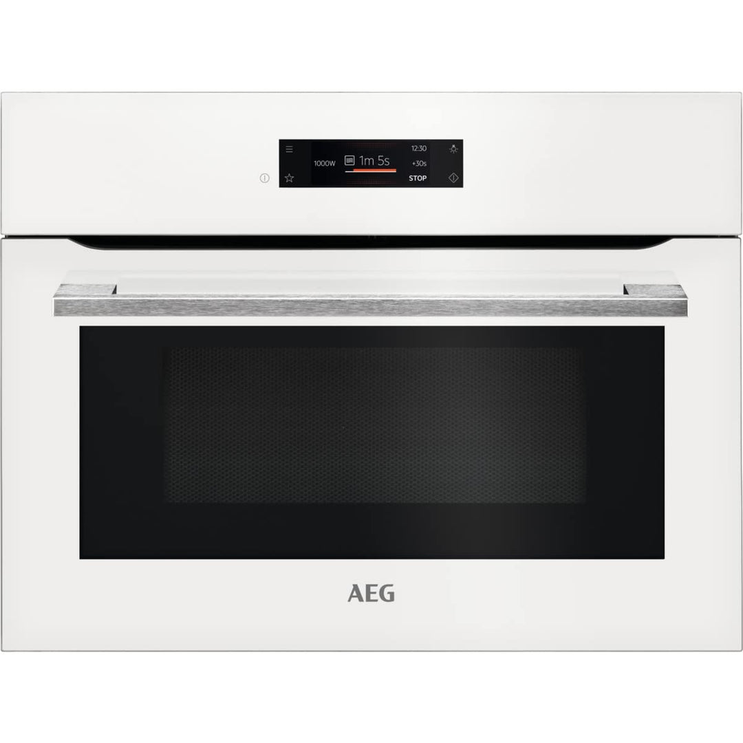 AEG KMK721880W Einbau-Mikrowelle mit 1000 W und Grill mit 1200 W Leistung, Auftauprogramm, 3 program