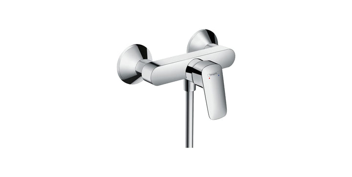 hansgrohe Logis - Duscharmatur Aufputz für 1 Verbraucher, Mischbatterie Dusche, Einhebelmischer, Chr